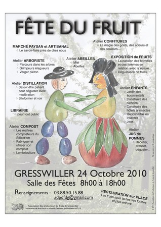 F�te du Fruit � Gresswiller le 24 octobre 2010